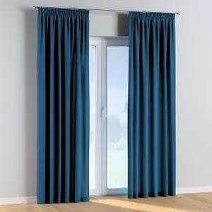 Pleated curtain Yellow Tipi Cotton Story 51x102" image-1