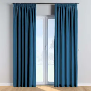 Pleated curtain Yellow Tipi Cotton Story 51x102" image-2