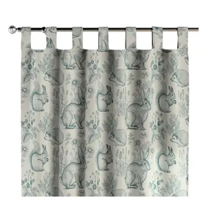 Curtain with loops Yellow Tipi image-3