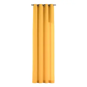 Κουρτίνα με θήκες Yellow Tipi Happiness image-0