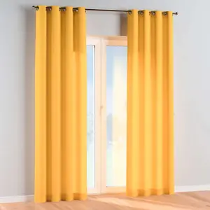 Κουρτίνα με θήκες Yellow Tipi Happiness image-1