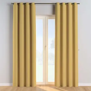 Κουρτίνα με θήκες Yellow Tipi Cotton Story image-1