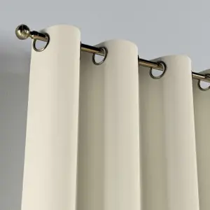 Κουρτίνα με θήκες Yellow Tipi Posh Velvet image-2