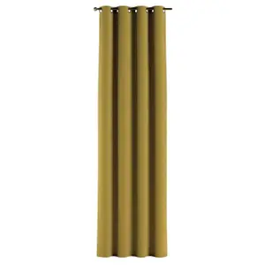 Κουρτίνα με θήκες Yellow Tipi Posh Velvet image-0