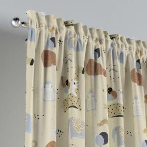 Cortina con aberturas y volantes Yellow Tipi Magic Collection image-3