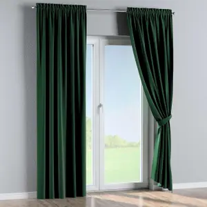 Κουρτίνα με φουσκωτά και φτερά Yellow Tipi Posh Velvet image-3