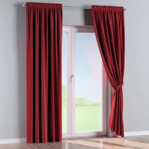 Κουρτίνα με φουσκωτά και φτερά Yellow Tipi Posh Velvet image-2