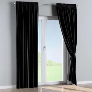 Κουρτίνα με φουσκωτά και φτερά Yellow Tipi Posh Velvet image-3