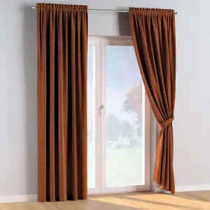 Κουρτίνα με φουσκωτά και φτερά Yellow Tipi Posh Velvet image-3