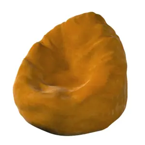Πουφ Yellow Tipi Bowli Posh Velvet image-0