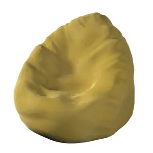 Πουφ Yellow Tipi Bowli Posh Velvet image-0