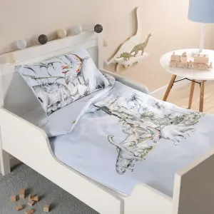 Bed linen Yellow Tipi Dinos Family image-1
