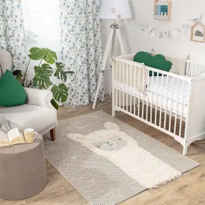 Bedroom rug - joli lama Yellow Tipi image-3