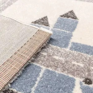 Scandinavian city bedroom rug Yellow Tipi image-1