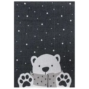 Χαλί κρεβατοκάμαρας Yellow Tipi White Bear image-0