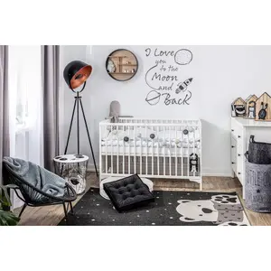 Tæppe i soveværelset Yellow Tipi White Bear image-1