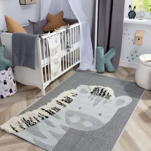 Tapis chambre Yellow Tipi Zebra image-1