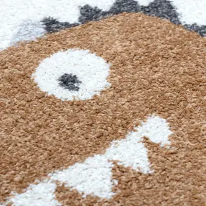 Child's bedroom rug Yellow Tipi image-2