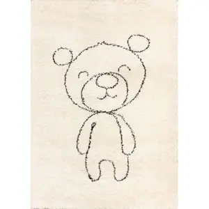 Bedroom carpet Yellow Tipi Teddy Bear