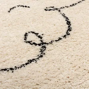 Bedroom carpet Yellow Tipi Fluffy Sheep image-1