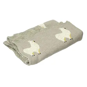 Χαλί κρεβατοκάμαρας Yellow Tipi Llama image-0