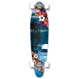 Longboard Yocaher Kicktail Tropical Night