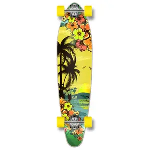 Longboard Yocaher Kicktail Tropical Day