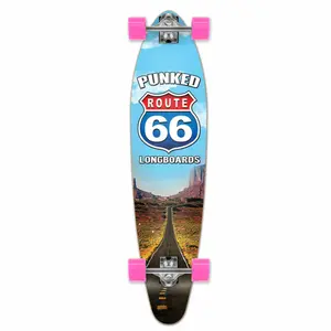 Longboard Yocaher Kicktail Route 66 Series - The Run