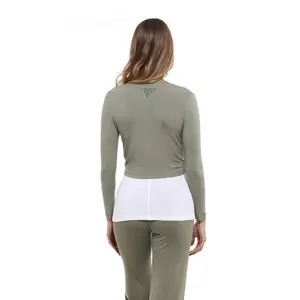 Long Sleeve Wrap Top Women Yogaessential image-1