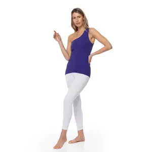 Women's asymmetrical tank top Yogaessential Shakti image-3