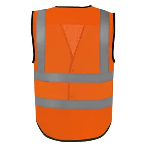 High Visibility Buttoned Safety Vest Yoko Eco Superior image-1