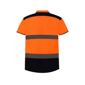 Two-tone high visibility Polo shirt Yoko image-1