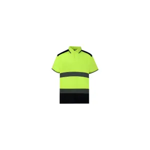 Two-tone high visibility Polo shirt Yoko image-0