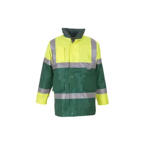 High visibility contrasting waterproof jacket Yoko image-0