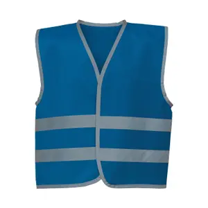 Reflective safety vest with borders and child stripes Yoko image-0