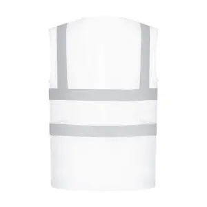 High visibility safety vest - recycled open mesh Yoko image-1