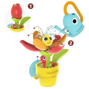 Baby flower pot bath toy Yookidoo image-1