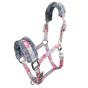 Fur halter for horse York Fleur image-0