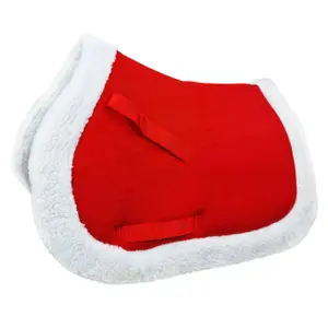 Jumping Saddle Pad York Christmas image-0