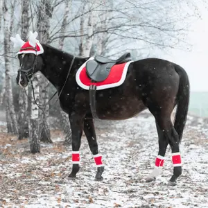 Jumping Saddle Pad York Christmas image-2