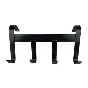 Vouwbare hanger met 4 platte haken York image-0