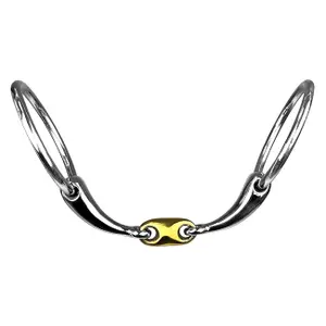 Mors Anatomical Double With 2 Rings for Horse York image-1
