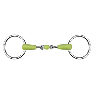Mors 2 Rings Flavoured Bit with Double Joint for Horse York image-0