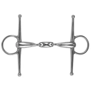 Double Curve Snaffle Bit for Horses York image-0