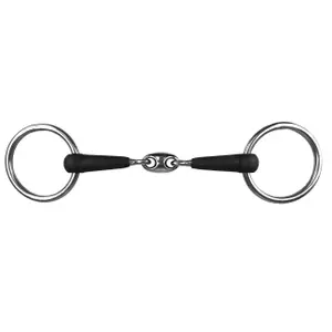 Mors 2 Anneaux Pour Cheval Creux En Olive, À Double Courbure York image-0