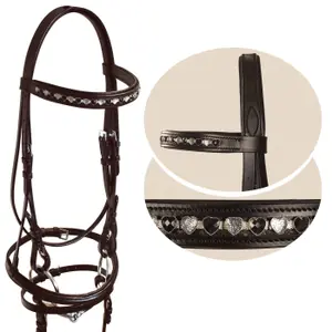 Riding bridle York Hearts image-0
