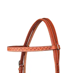 Hoofdstellen voor paarden York Westernowa Tex image-1