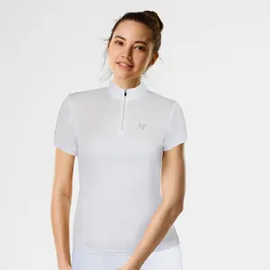 Girl's competition polo shirt York Kelly image-1