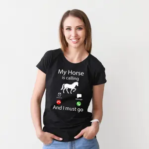 Women's T-shirt York Horses Calling image-0