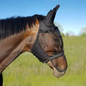 Fly Mask for Horses with Nasal Protection York image-0